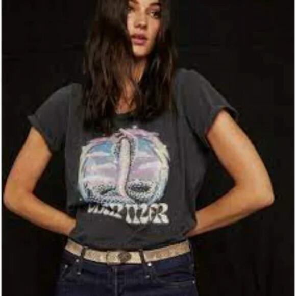 MOTHER | The Goodie Goodie Oversized Cobra Charmer Tee Gray | Medium - Picture 1 of 6